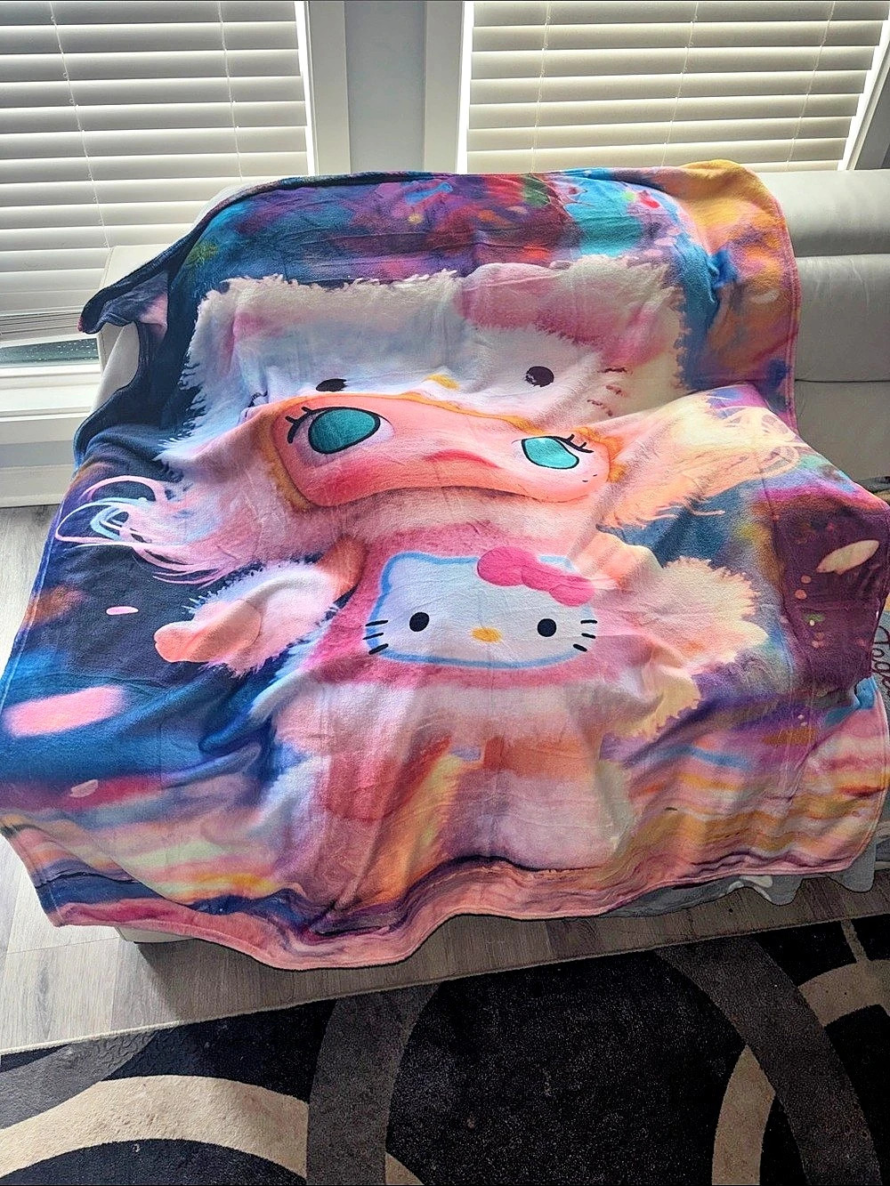 Space Molly throw blanket